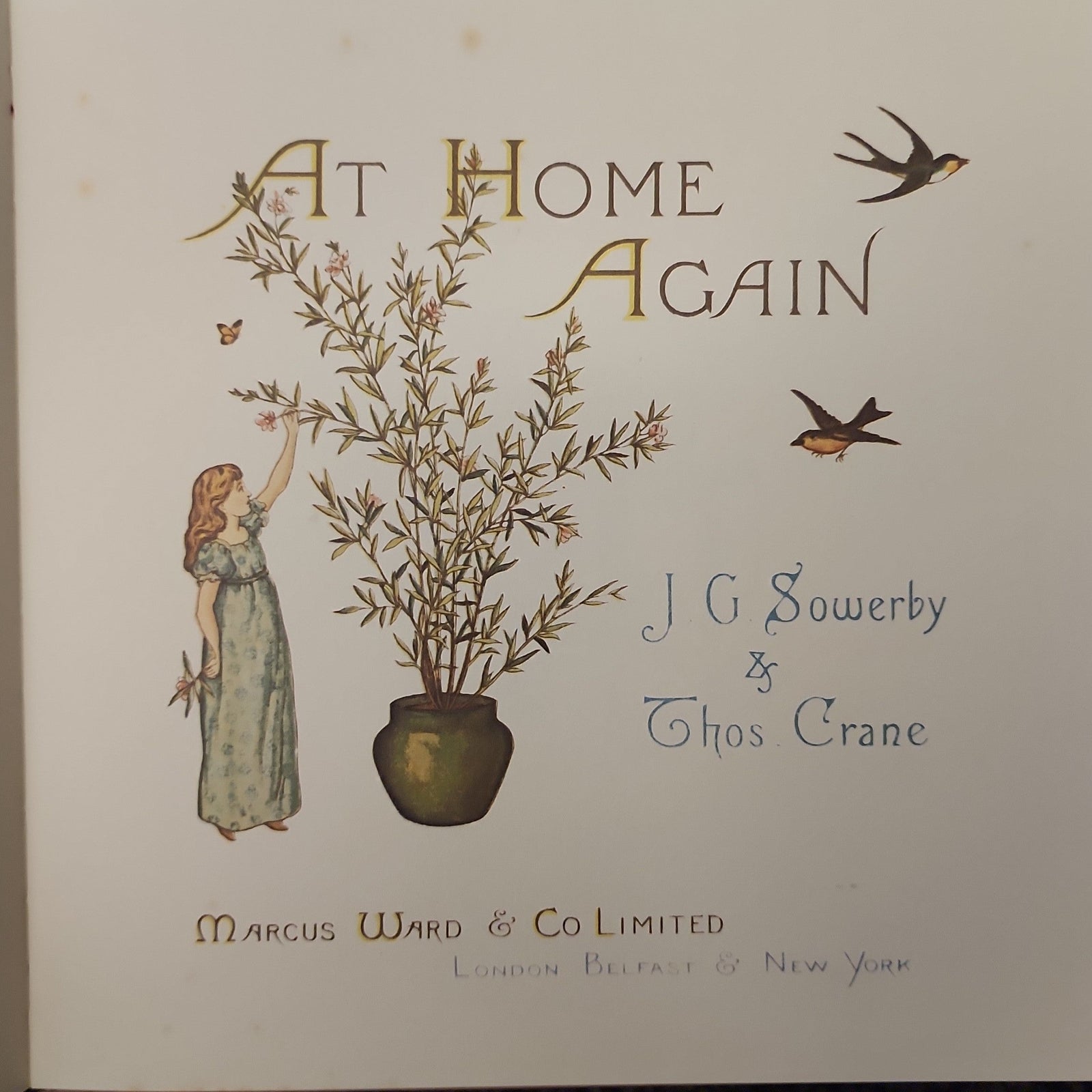 At Home Again: A Victorian Children's Book by J. G. Sowerby & Thos Crane