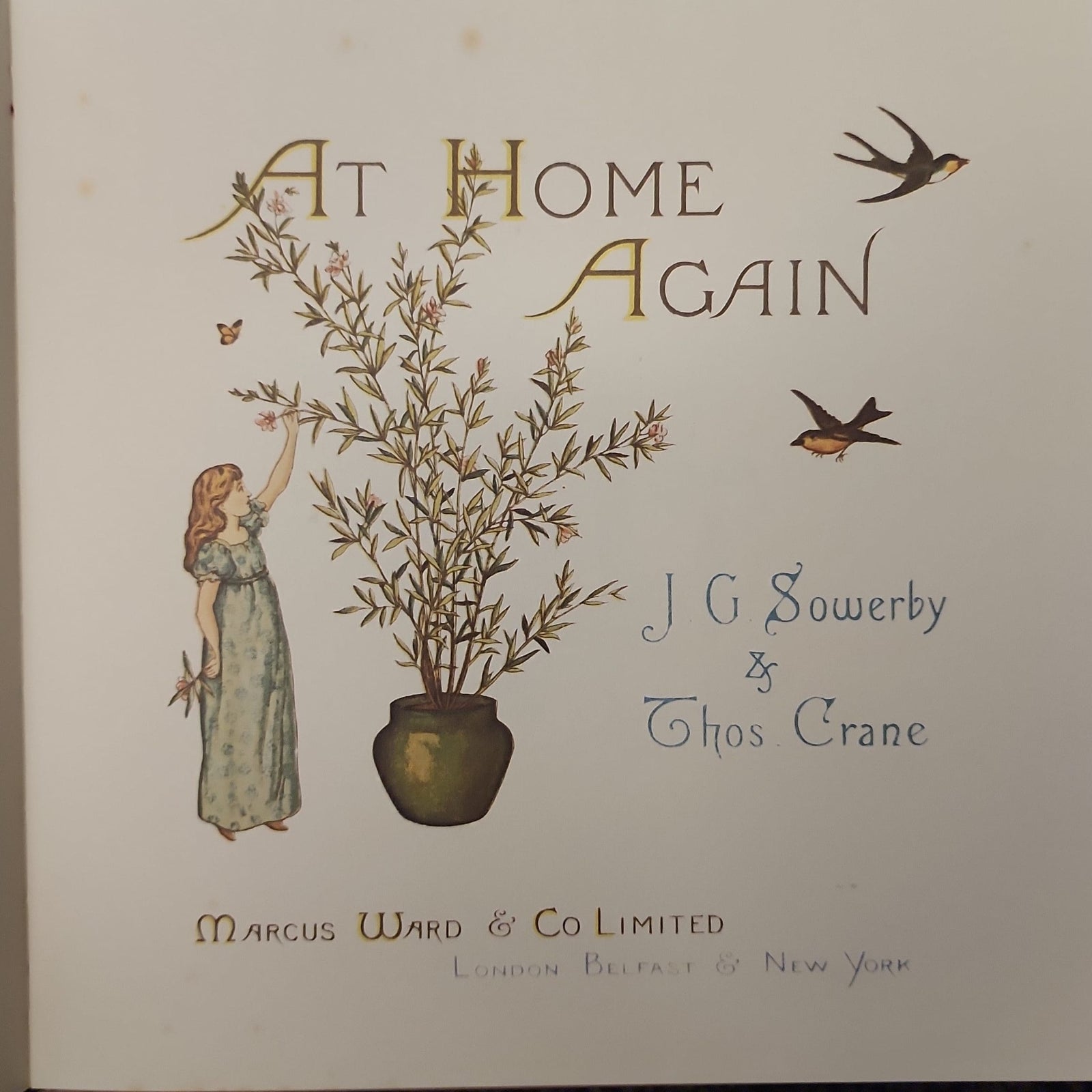 At Home Again: A Victorian Children's Book by J. G. Sowerby & Thos Crane