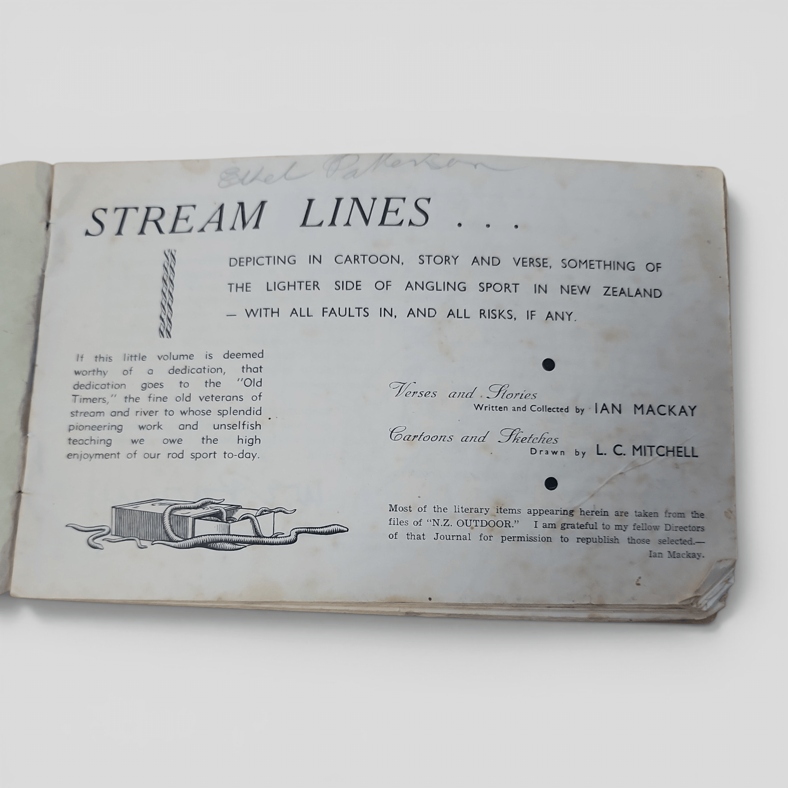 Stream Lines by LC Mitchell and Ian Mackay 1944 NZ Comic