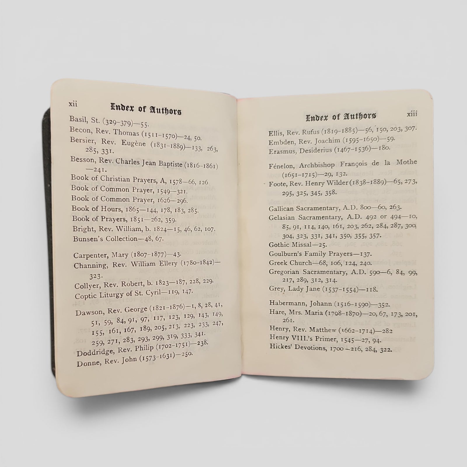 Great Souls at Prayer by Mrs Mary W. Tileston- Vintage Leather Bound Prayer Book