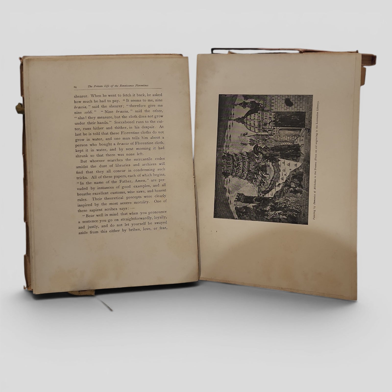 THE PRIVATE LIFE OF THE RENAISSANCE FLORENTINES by Guido Biagi