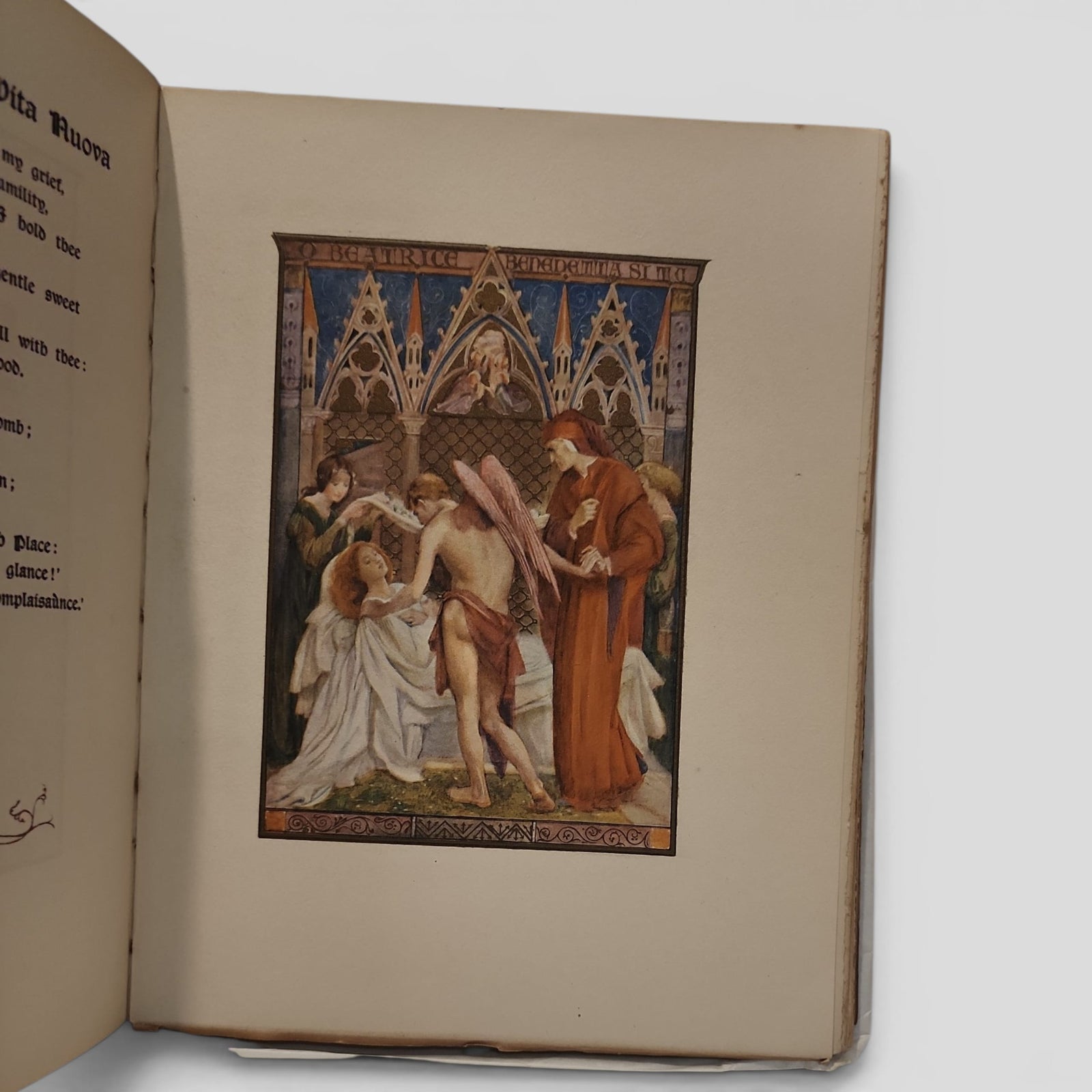 La Vita Nuova by Dante Alighieri, illustrated by Evelyn Paul, translation by Dante Gabriel Rossetti, George G. Harrap and Co., 1916.