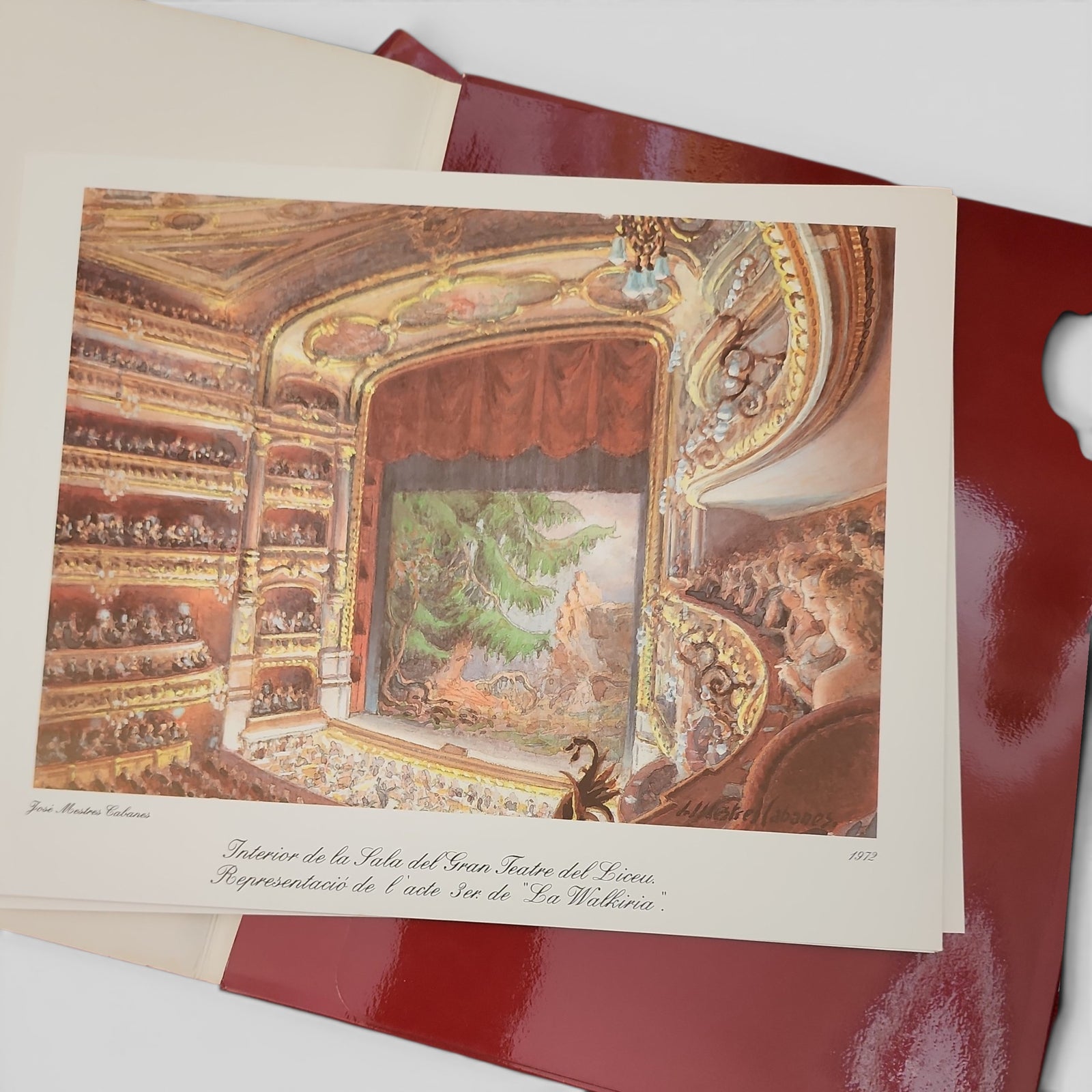 8 original prints by Spanish scenographer José Mestres Cabanes.