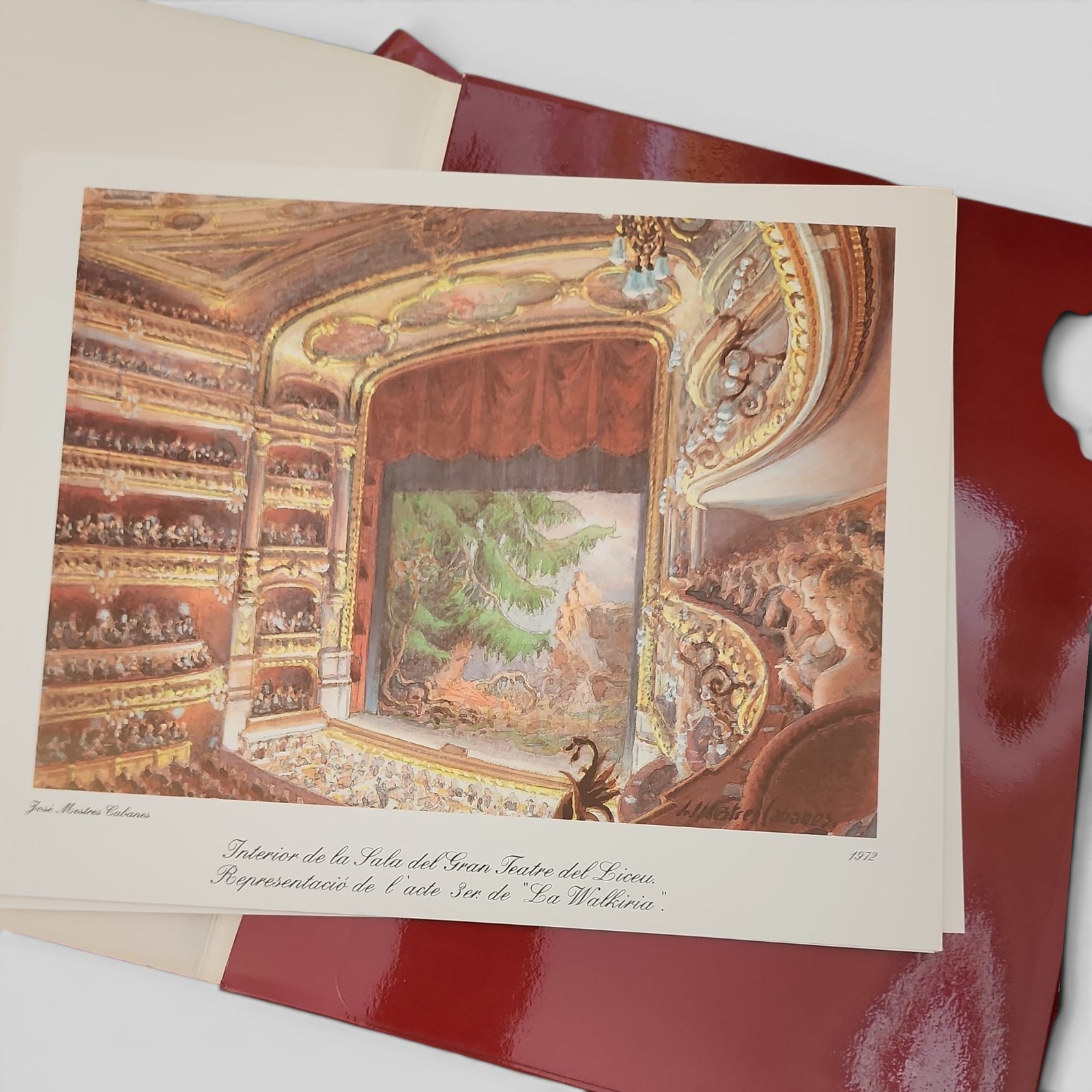 8 original prints by Spanish scenographer José Mestres Cabanes.