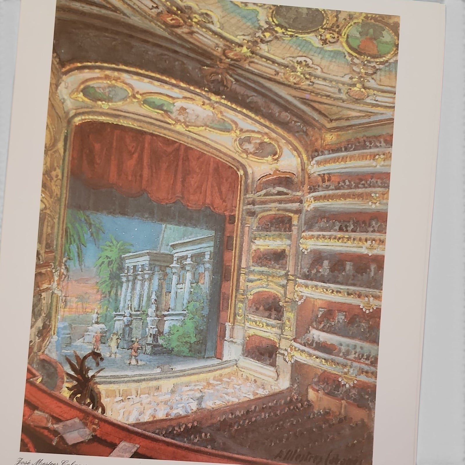 8 original prints by Spanish scenographer José Mestres Cabanes.