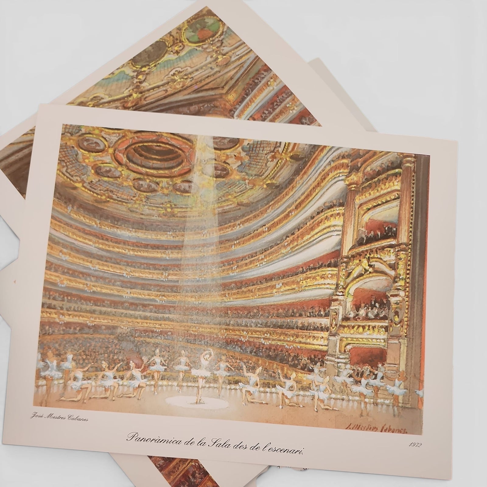 8 original prints by Spanish scenographer José Mestres Cabanes.