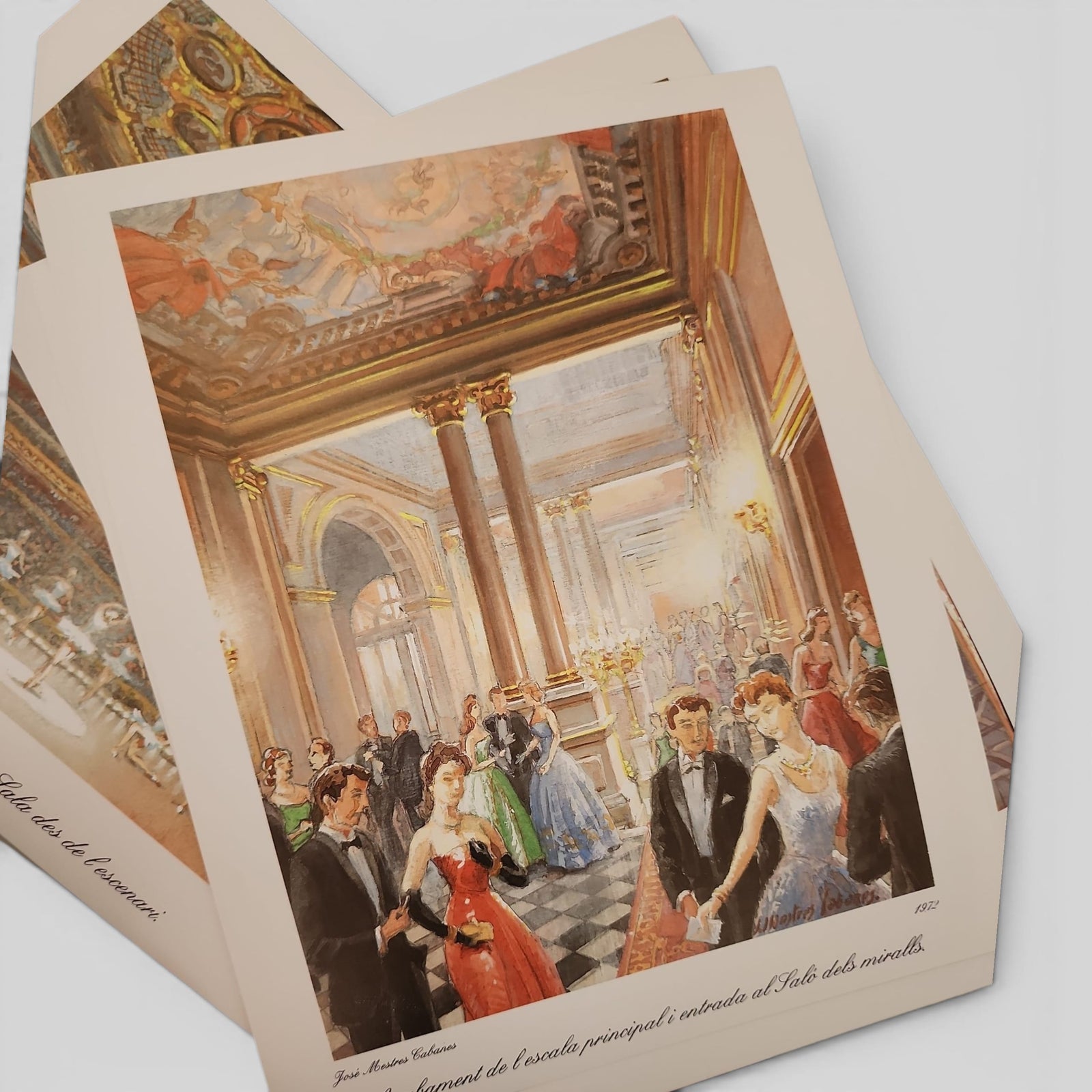 8 original prints by Spanish scenographer José Mestres Cabanes.