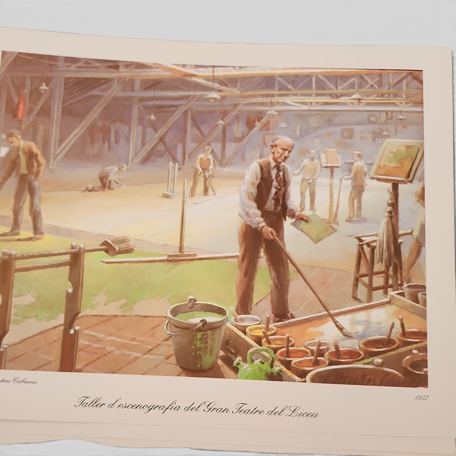 8 original prints by Spanish scenographer José Mestres Cabanes.