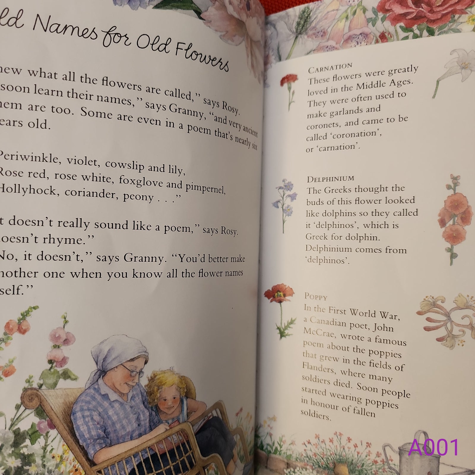 Rosy's Garden: A Child's Keepsake of Flowers by Satomi Ichikawa