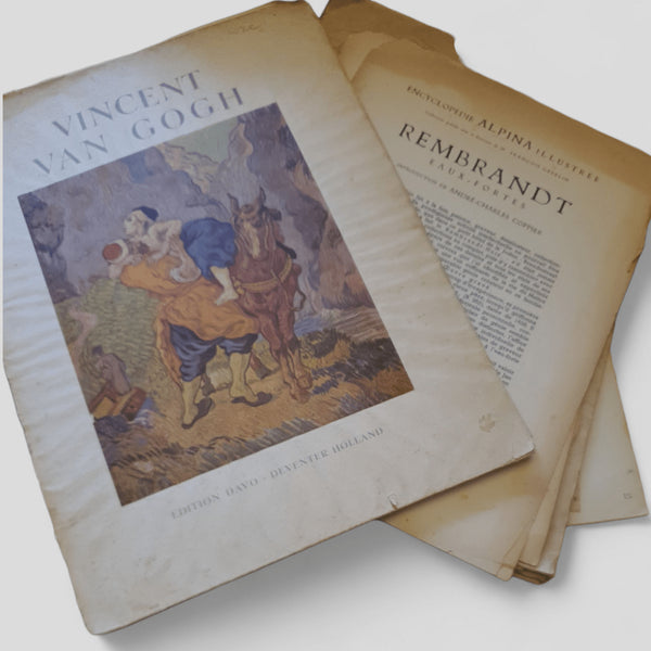 Assortment of Vintage Art Poster Books and Plates - Books Worth Keeping