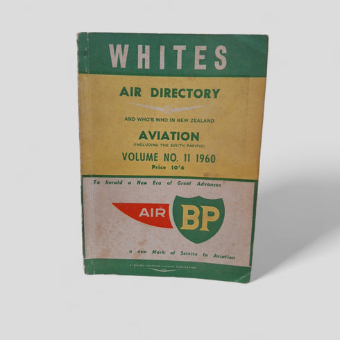 WHITES Air Directory and Who's Who in New Zealand Aviation Volume No. 11 1960 - book cover