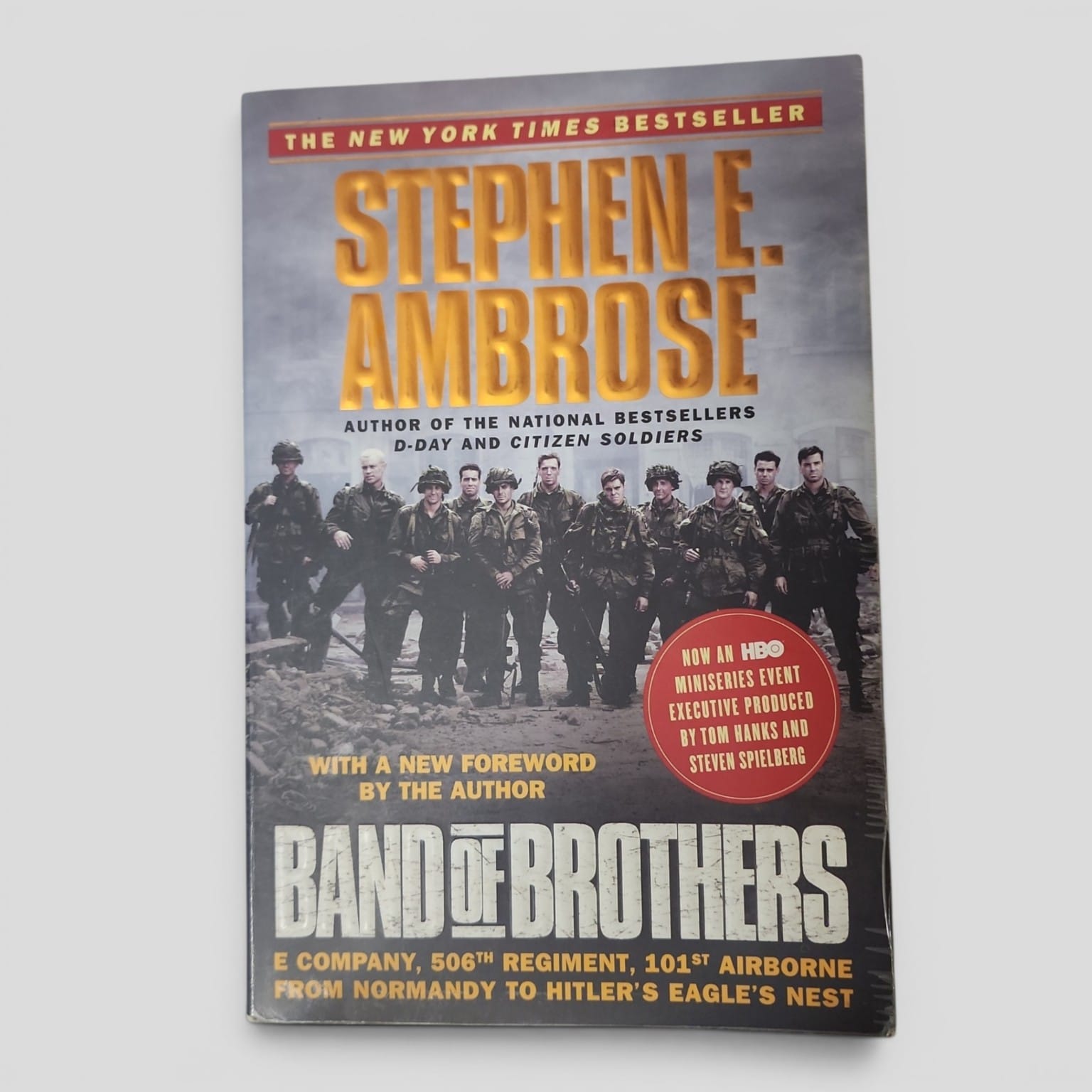 Front cover of Band of Brothers by Stephen E. Ambrose, Touchstone paperback edition