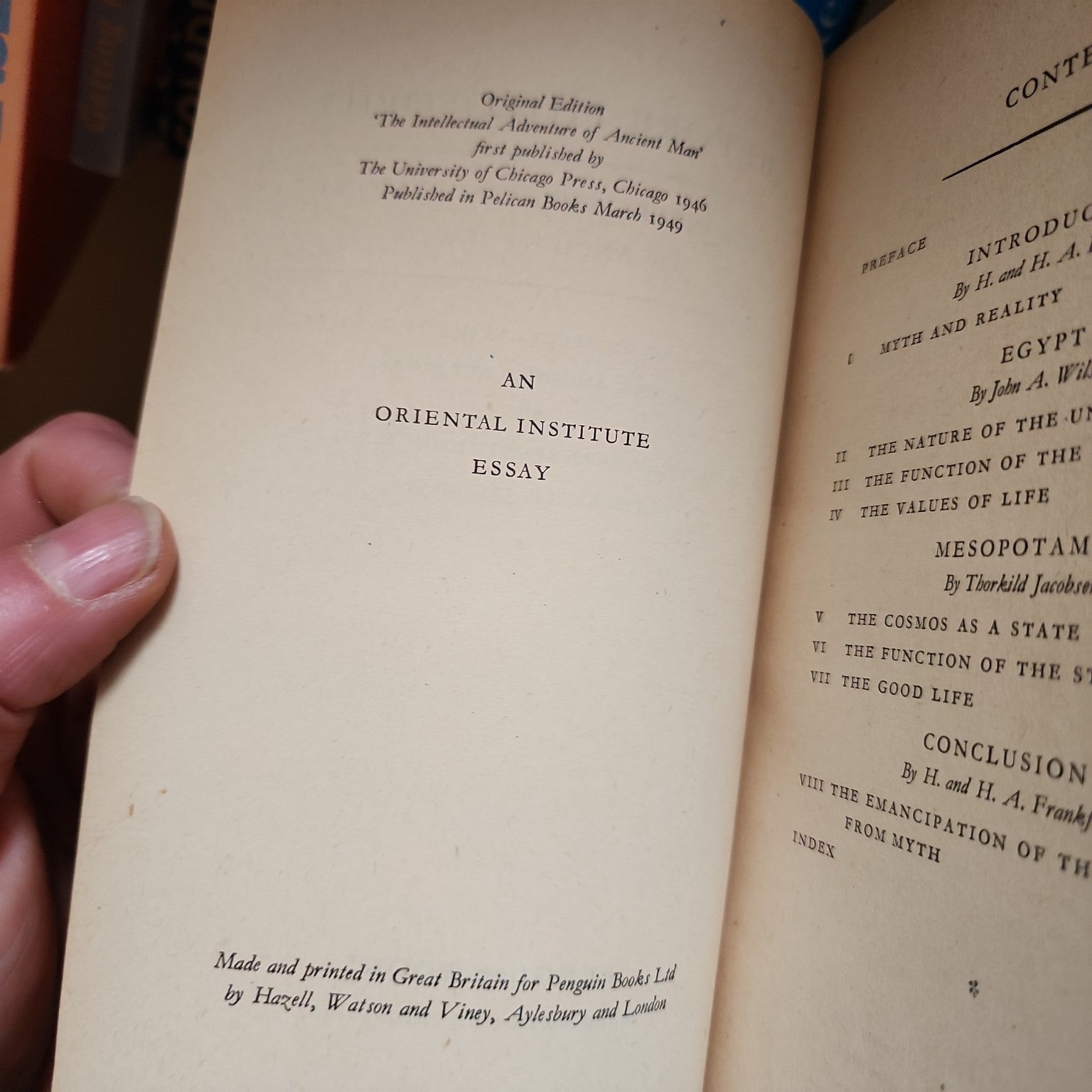 Before Philosophy - Pelican Books March 1949 publication page