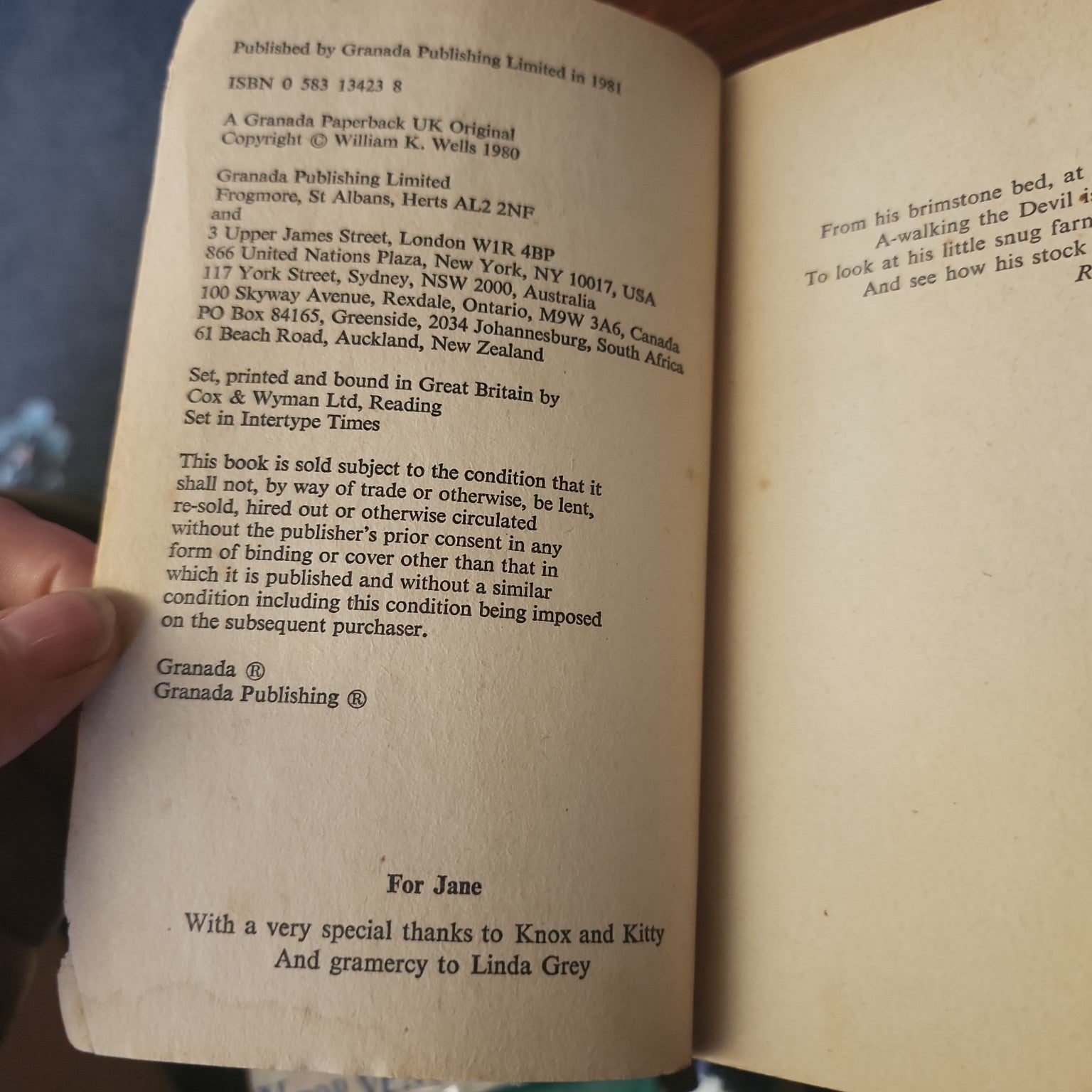 Effigies by William K. Wells - publication and ISBN details