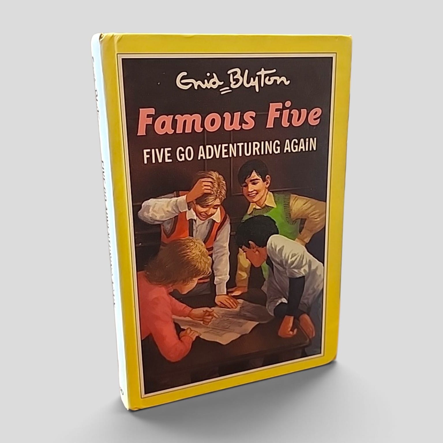 Five Go Adventuring Again by Enid Blyton, 1993 Award Publications hardcover cover
