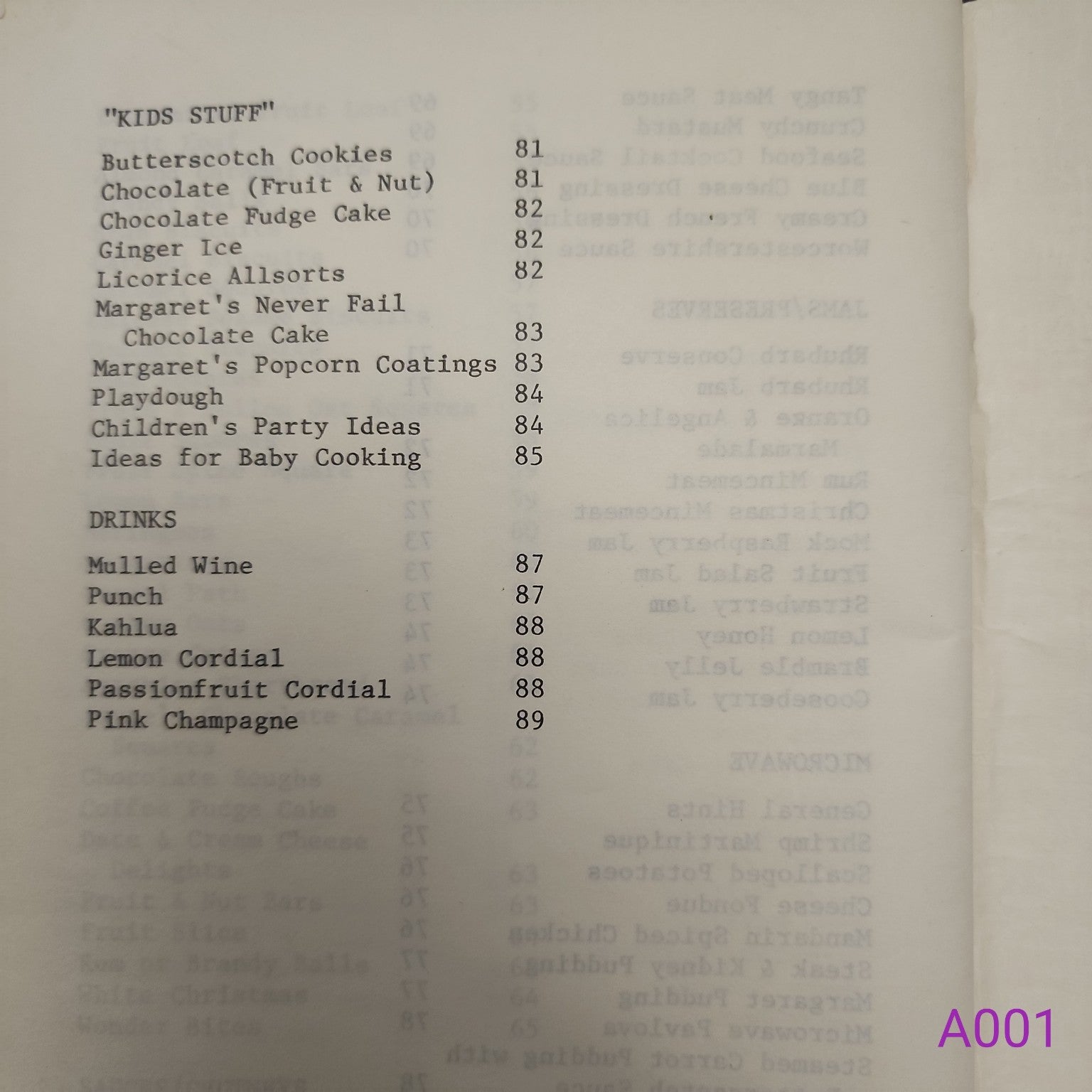 From the Parish Pantry recipes page