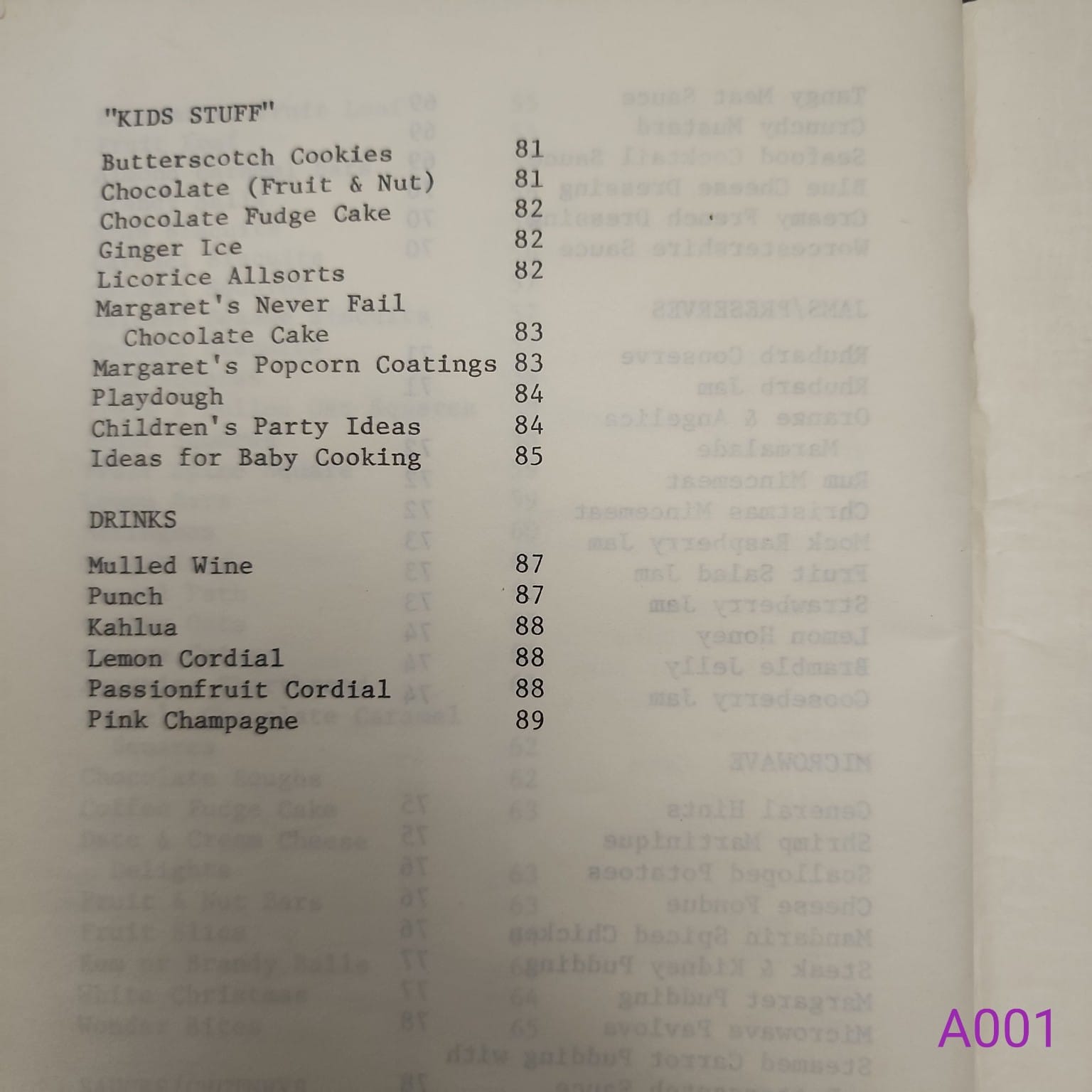 From the Parish Pantry recipes page