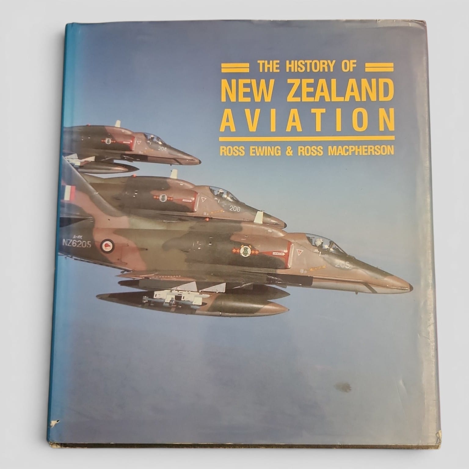 The History of New Zealand Aviation by Ross Ewing and Ross Macpherson front dust jacket