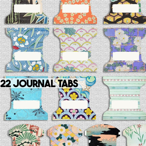 Huge Japanese Theme Digital Junk Journal Kit (A4) - Books Worth Keeping