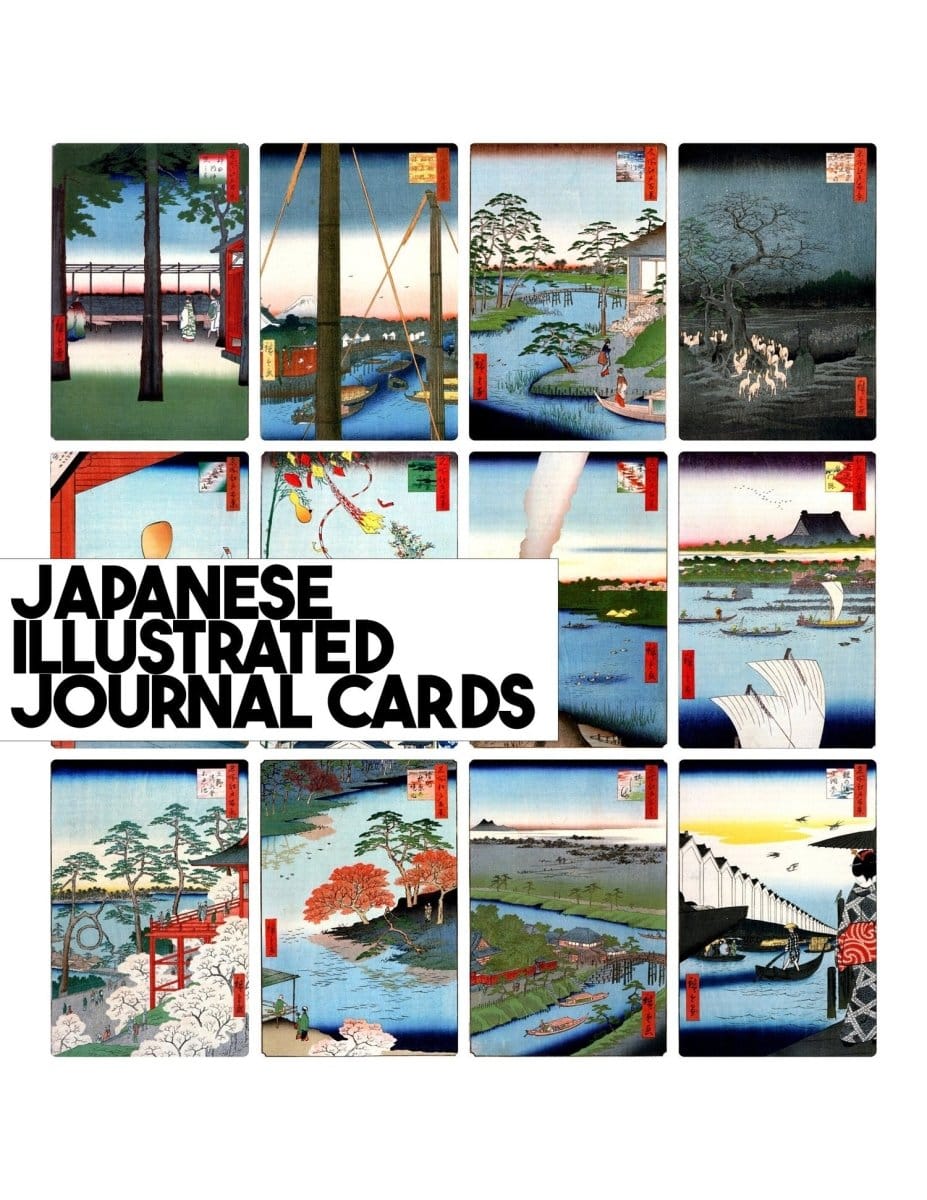 Huge Japanese Theme Digital Junk Journal Kit (A4) - Books Worth Keeping