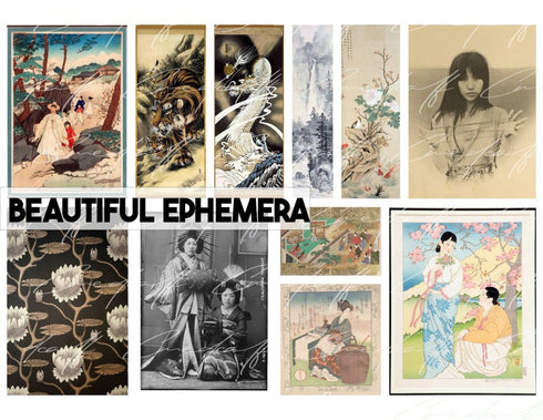 Huge Japanese Theme Digital Junk Journal Kit (A4) - Books Worth Keeping