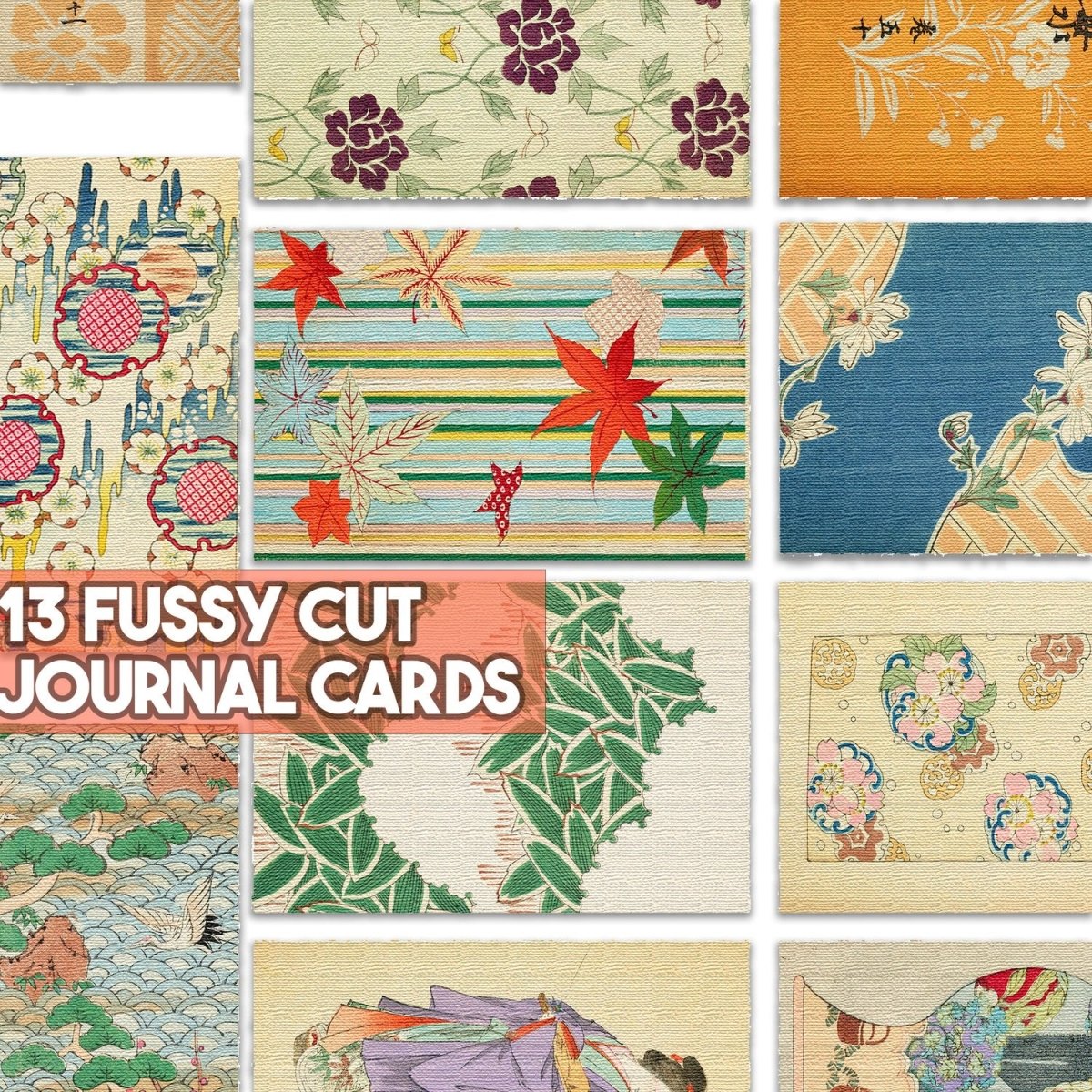 Huge Japanese Theme Digital Junk Journal Kit (A4) - Books Worth Keeping