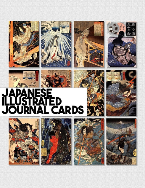 Huge Japanese Theme Digital Junk Journal Kit (A4) - Books Worth Keeping