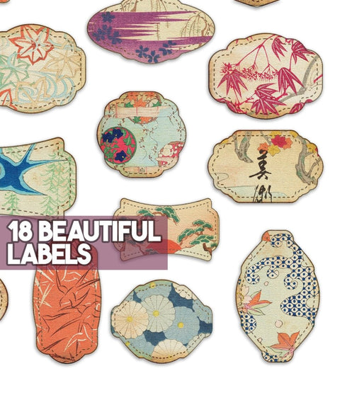 Huge Japanese Theme Digital Junk Journal Kit (A4) - Books Worth Keeping