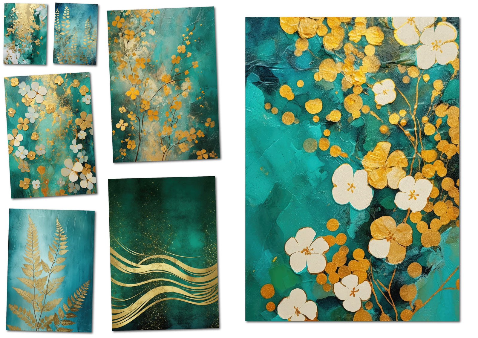 Nature Motifs 32 High resolution printable pages