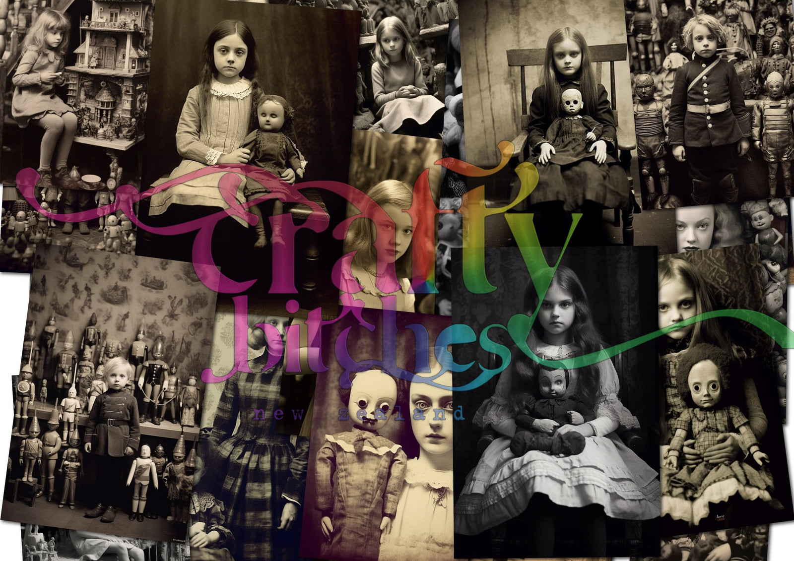 Creepy Vintage Photographs - Vintage Prints, Black and white, Weird Photo, Antique Photo, child print, strange black and white odd bizarre