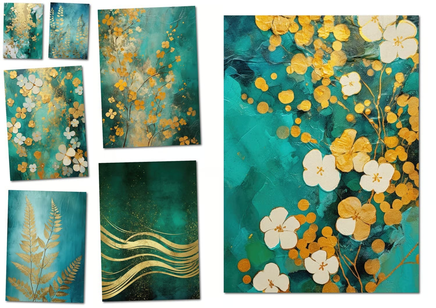 Nature Motifs 32 High resolution printable pages
