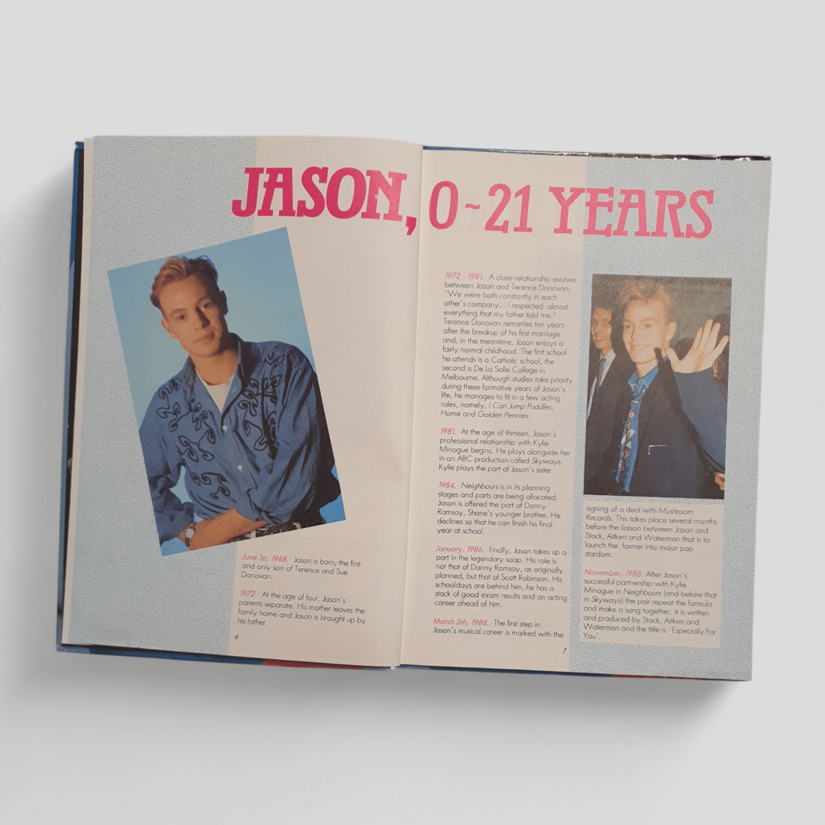 Jason Donovan - Special & Annual Hard Cover - Books Worth Keeping