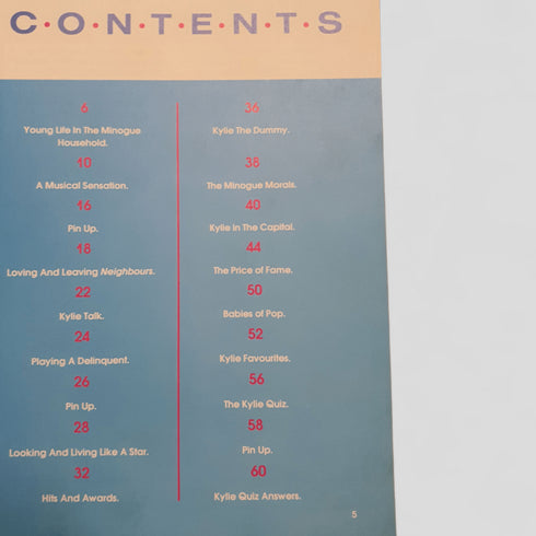 Kylie Minogue Special & Annual by Melanie J. Clayden - Books Worth Keeping