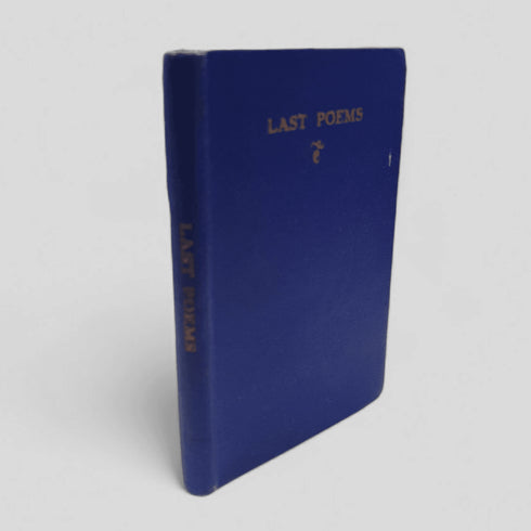 Last Poems – (Westminster Press, 1922 Reprint) - Books Worth Keeping