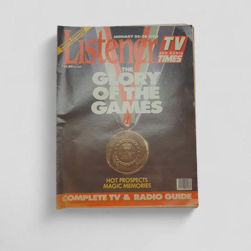 Listener TV Magazine January 22 - 28 1990 (Glory of the Games) - Books Worth Keeping