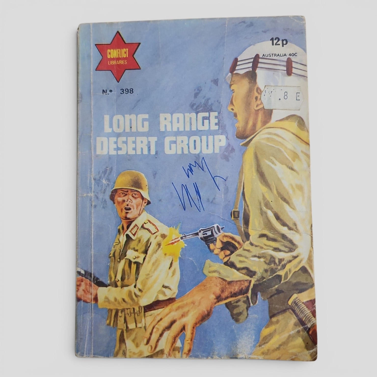 Long Range Desert Group, Conflict Libraries No. 398, vintage war comic cover