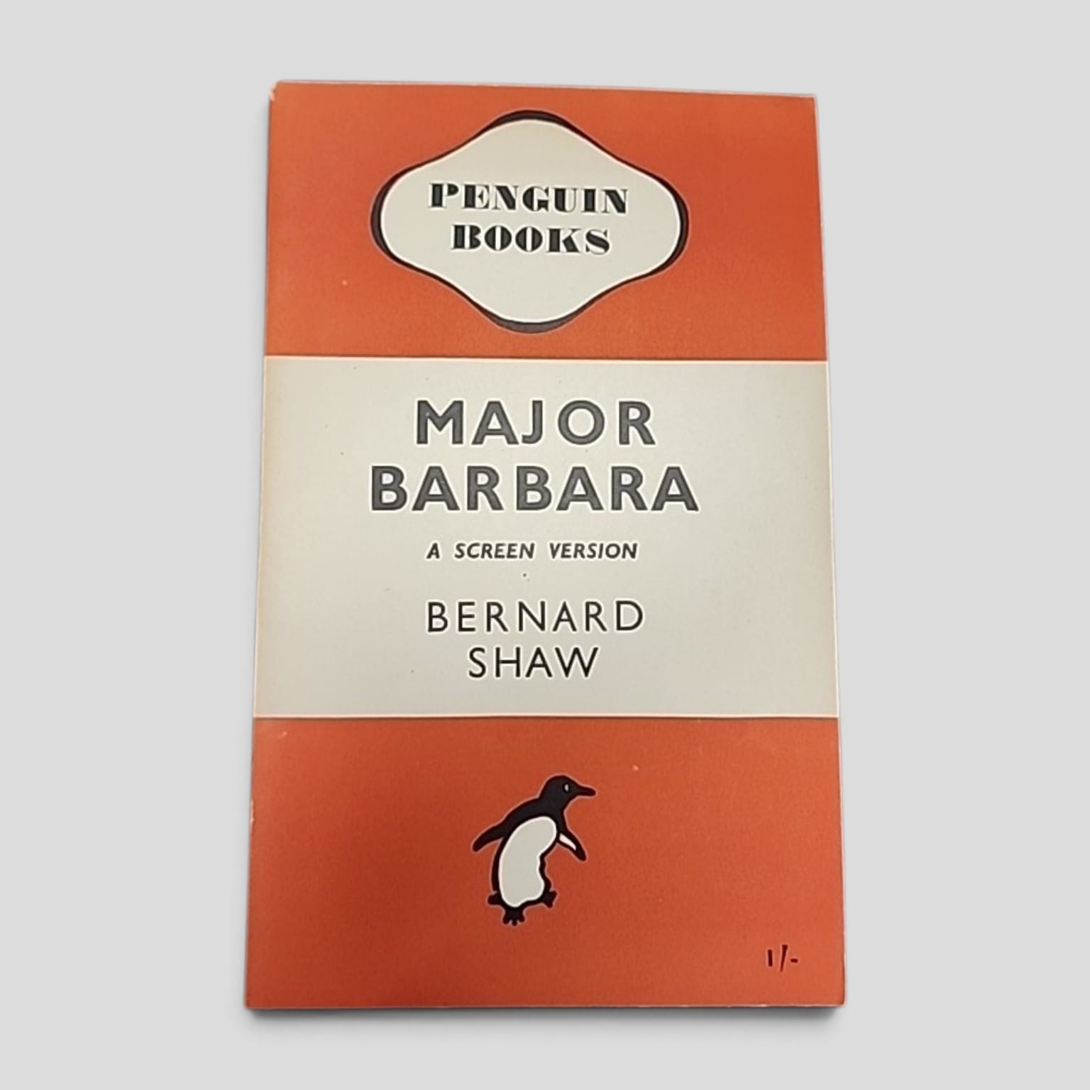 Major Barbara: A Screen Version by Bernard Shaw, Penguin Books 1945 paperback cover