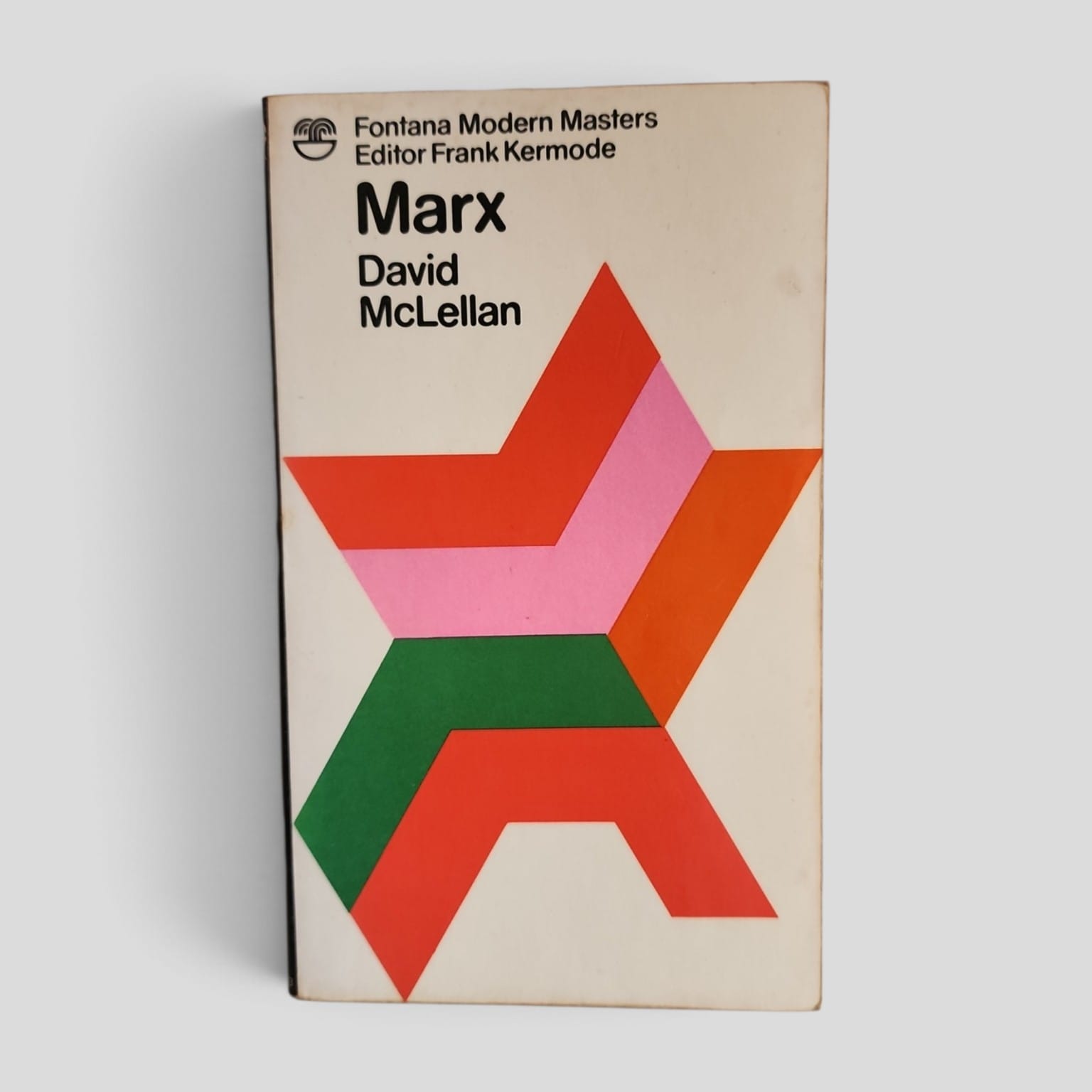 Marx by David McLellan, Fontana Modern Masters vintage paperback cover