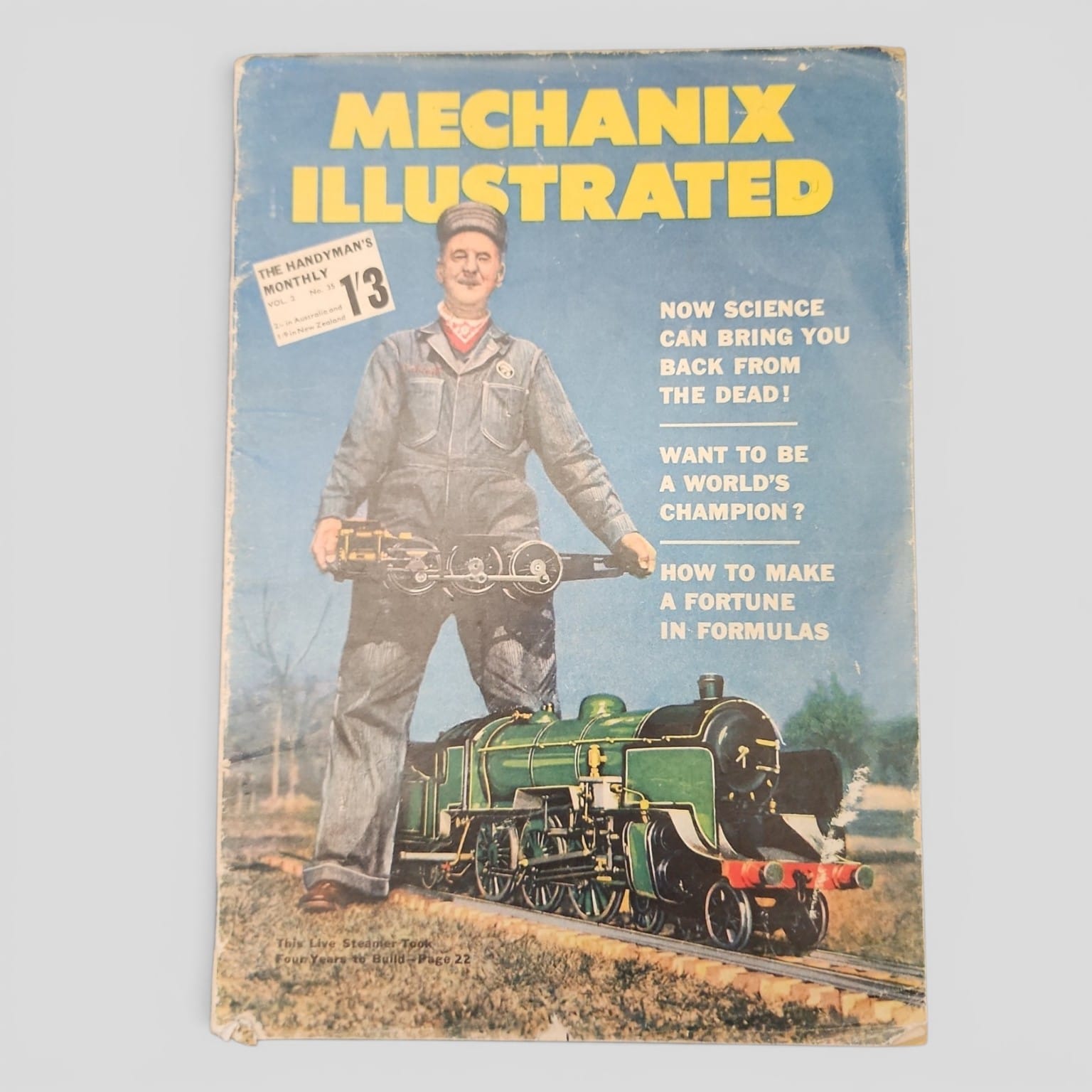 Mechanix Illustrated British Edition Volume 2 No. 35 October 1953 cover