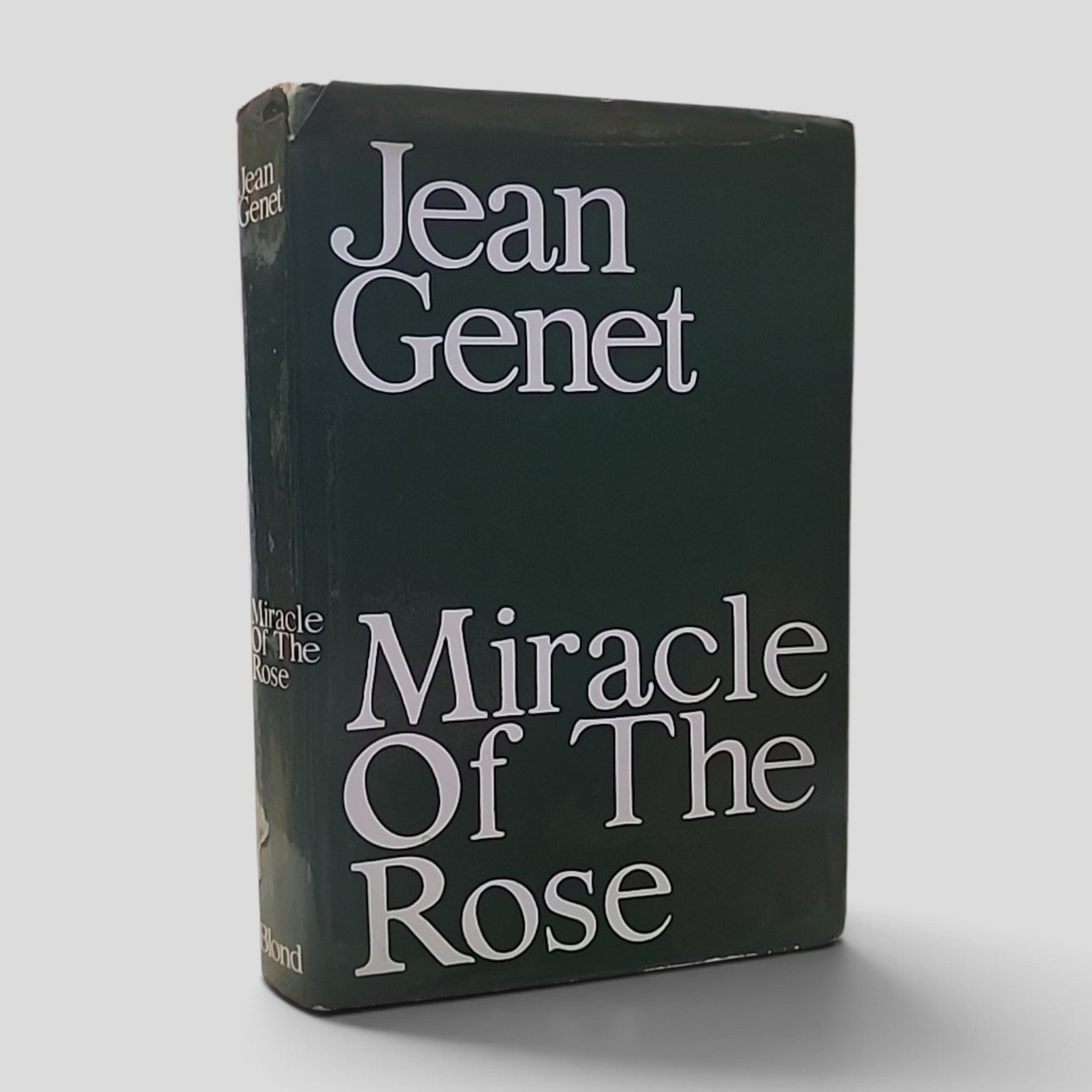 Miracle of the Rose by Jean Genet, Anthony Blond 1965 first UK edition hardcover with dust jacket