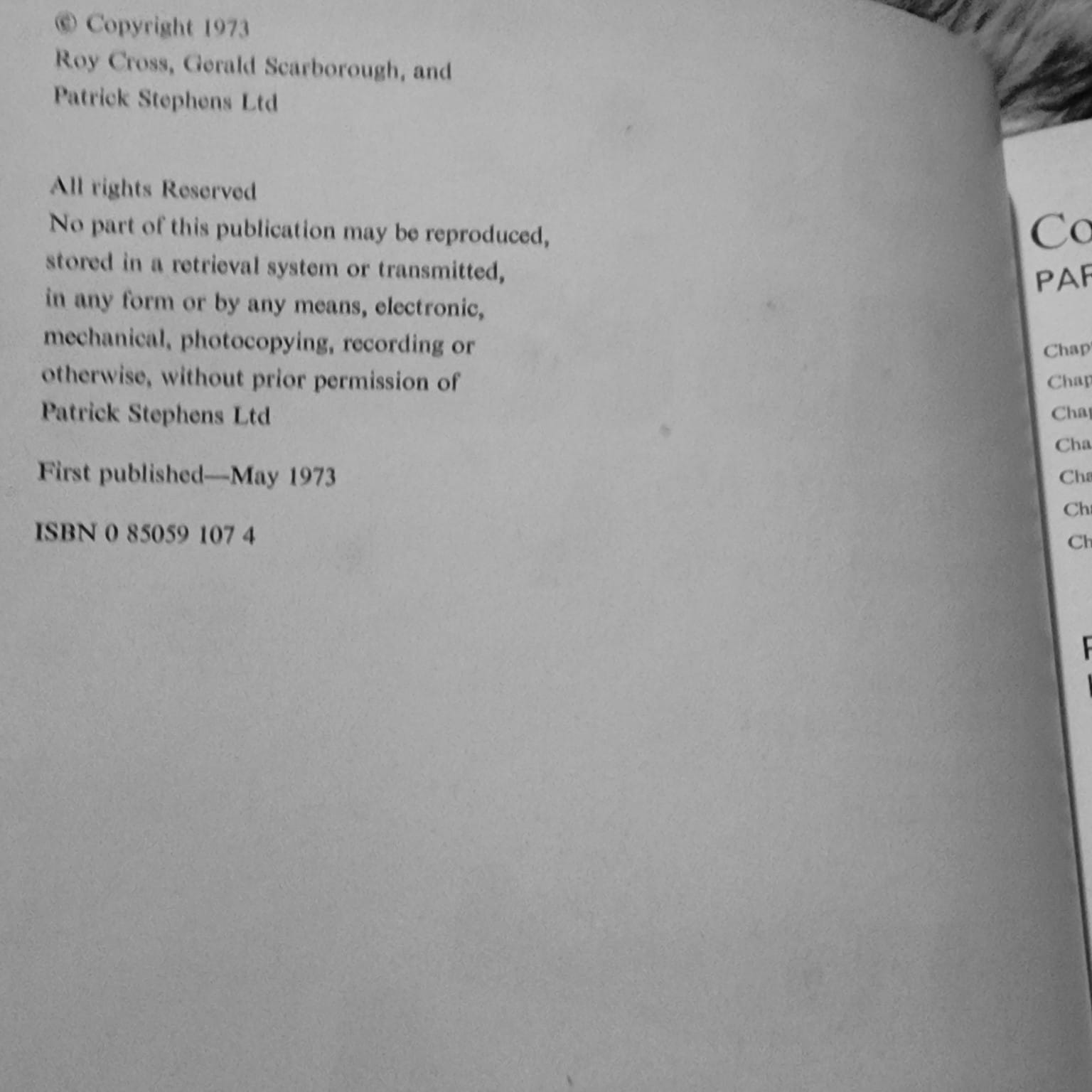P-51 Mustang Classic Aircraft No. 3 1973 first edition copyright and ISBN page