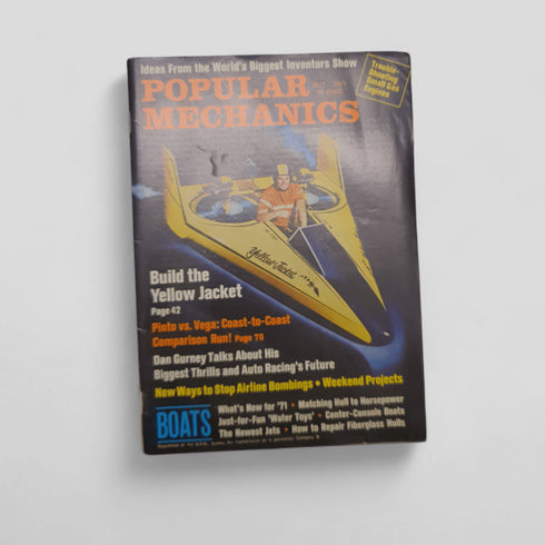 Popular Mechanics May 1971 (Yellow Jacket Boat) - Books Worth Keeping
