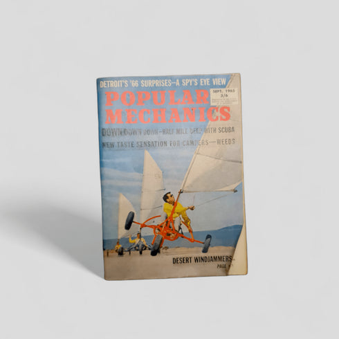 Popular Mechanics September 1965 (Desert Windjammers) - Books Worth Keeping