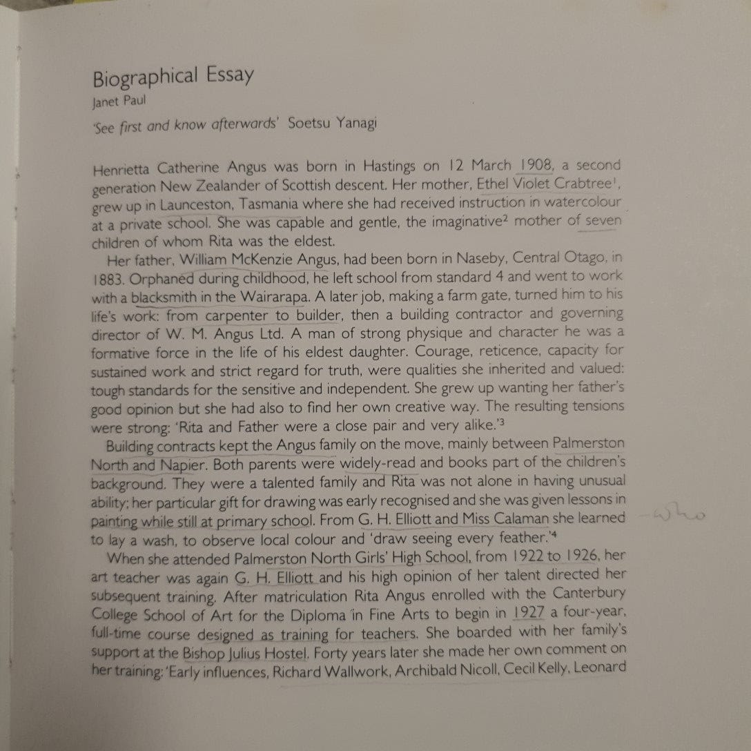 Rita Angus by Rita Angus - Books Worth Keeping