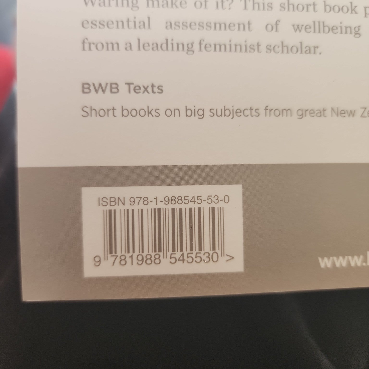Still Counting by Marilyn Waring ISBN 9781988545530 back cover