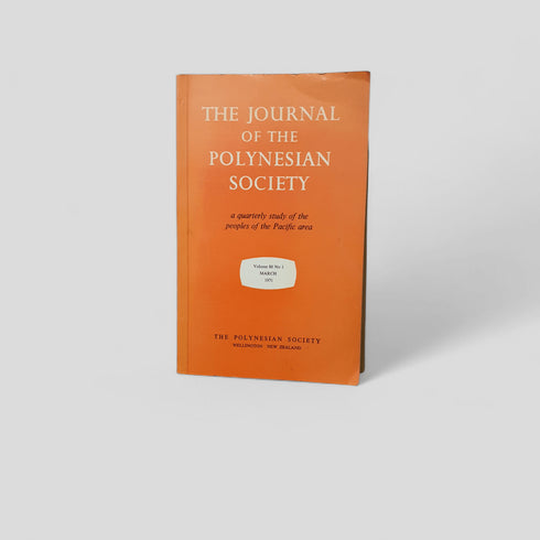 The Journal of the Polynesian Society: Vol. 80, No. 1 (March 1971) by The Polynesian Society - Books Worth Keeping