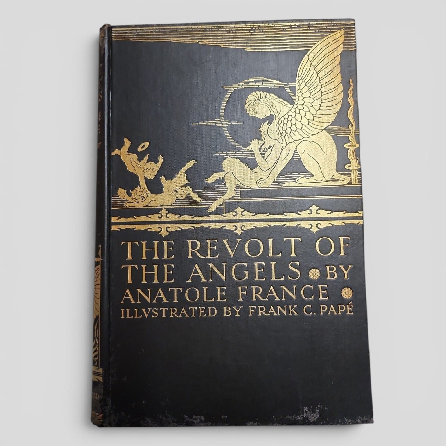 The Revolt of the Angels by Anatole France 1924 Frank C. Pape illustrated edition cover