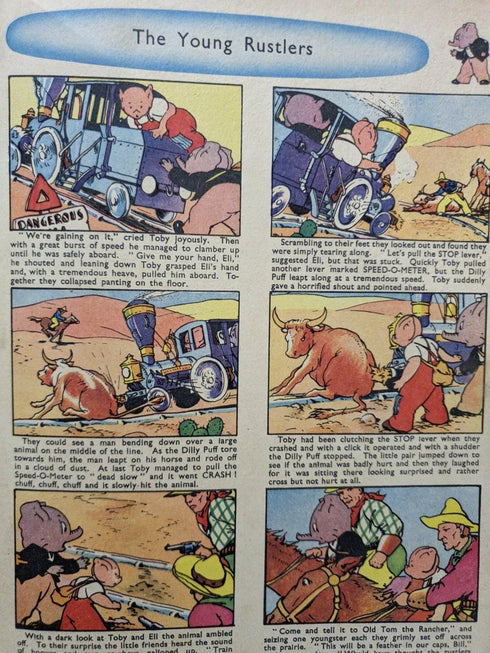 Toby Twirl Dares All Dangers by Sheila Hodgetts & Edward Jeffrey - Books Worth Keeping