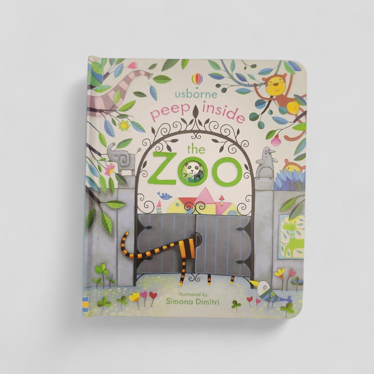 Peep Inside the Zoo by Anna Milbourne - book cover