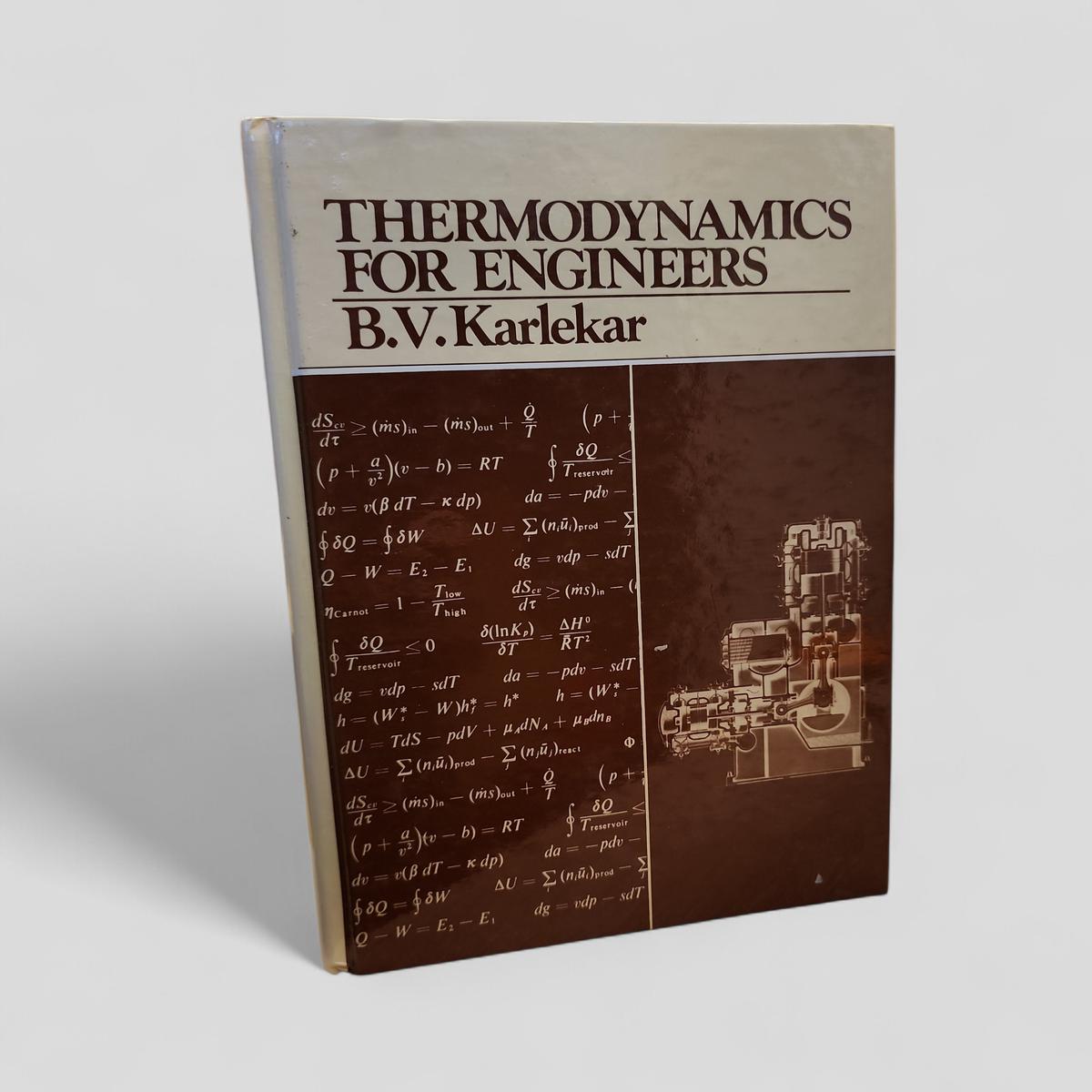 Thermodynamics for Engineers by B.V. Karlekar - book cover